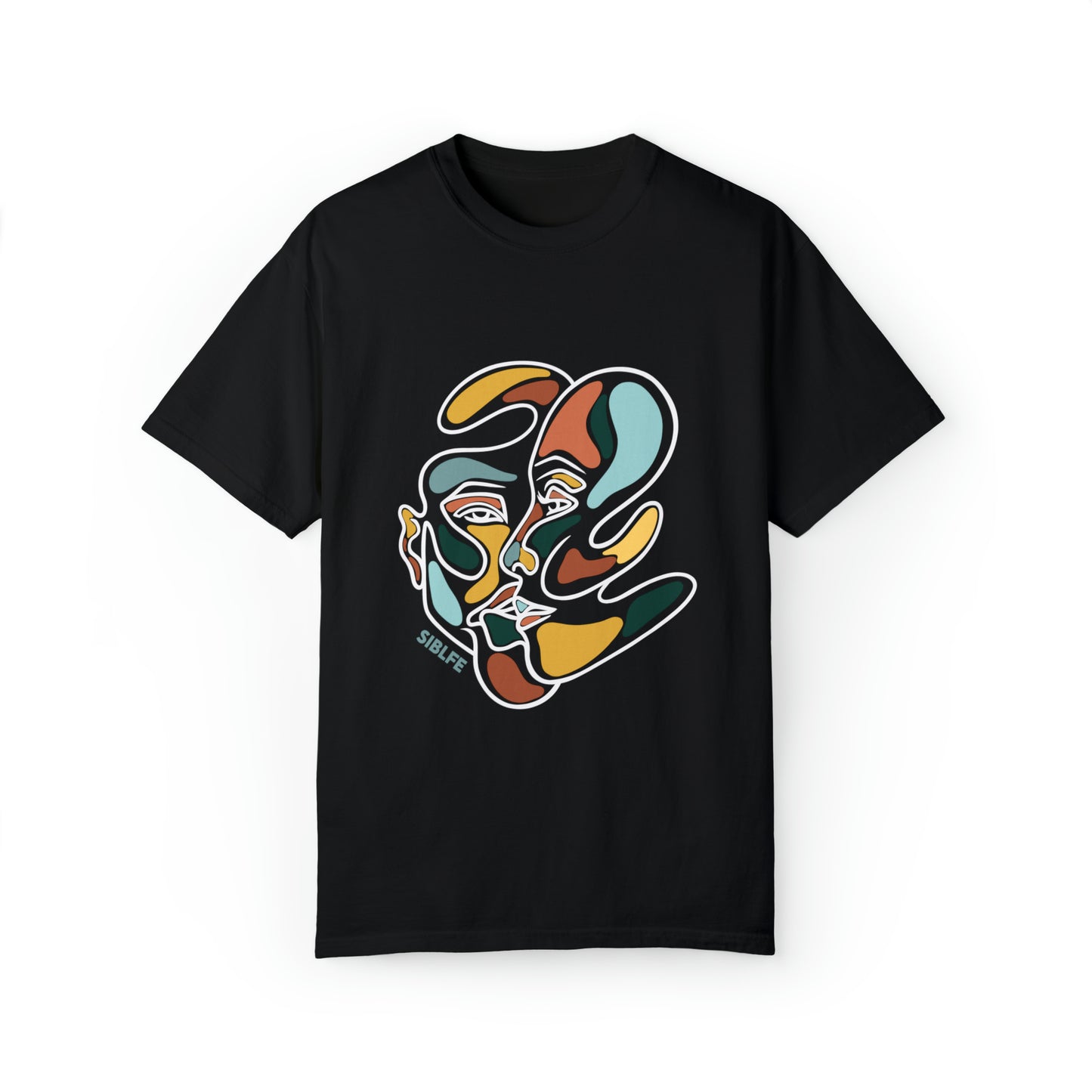 SIBLFE Pieces White Line Art T-shirt