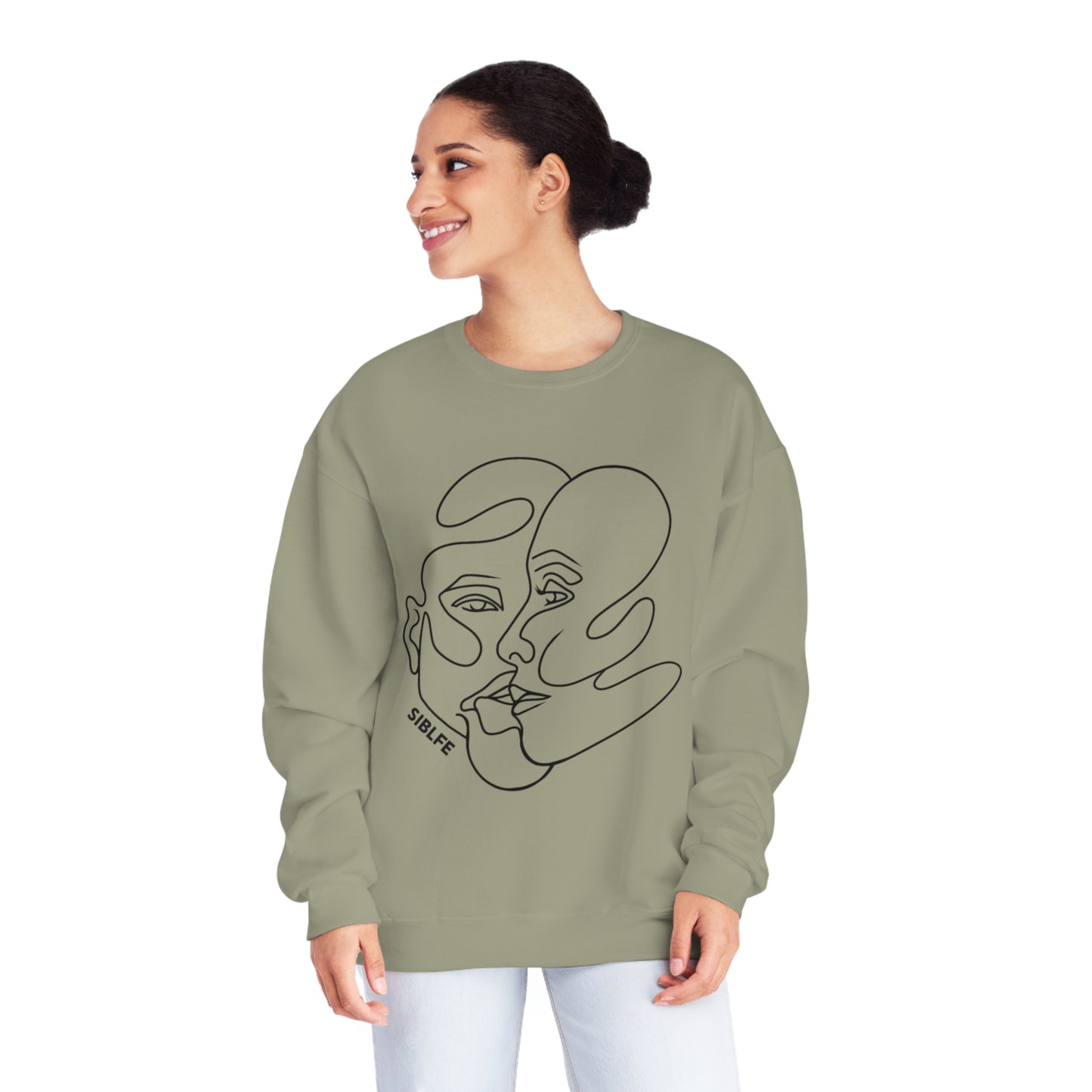 SIBLFE Line Art Crewneck Sweatshirt