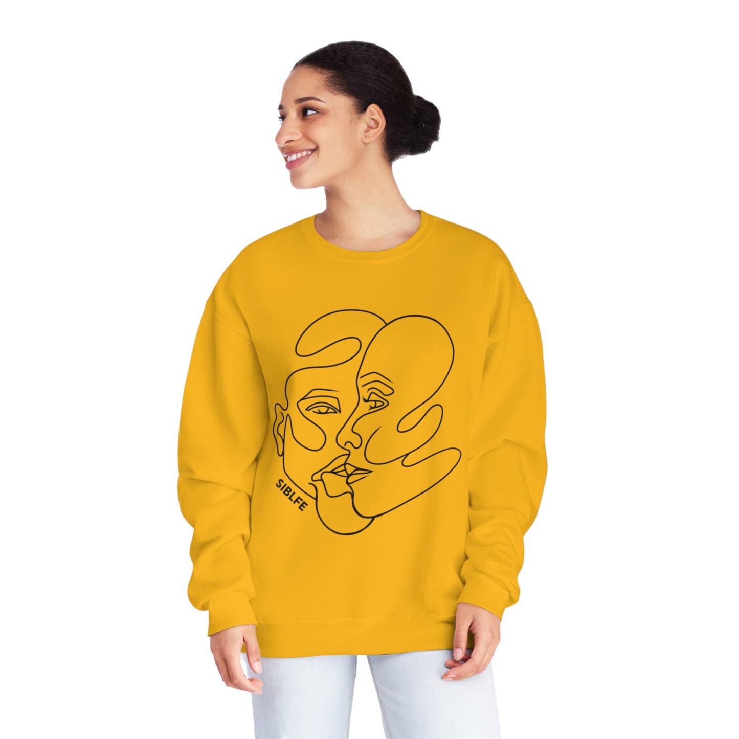 SIBLFE Line Art Crewneck Sweatshirt