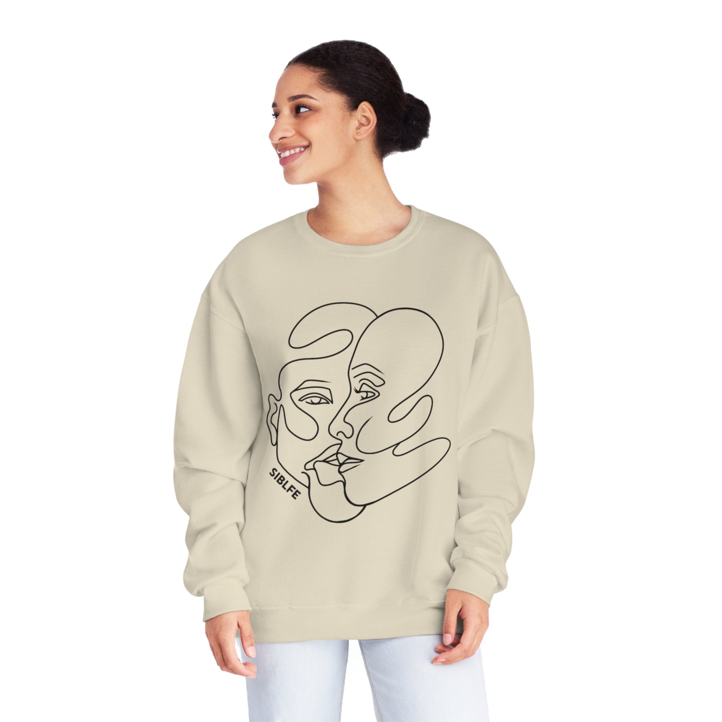 SIBLFE Line Art Crewneck Sweatshirt