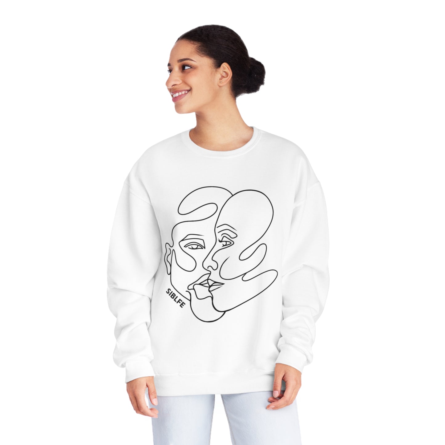 SIBLFE Line Art Crewneck Sweatshirt