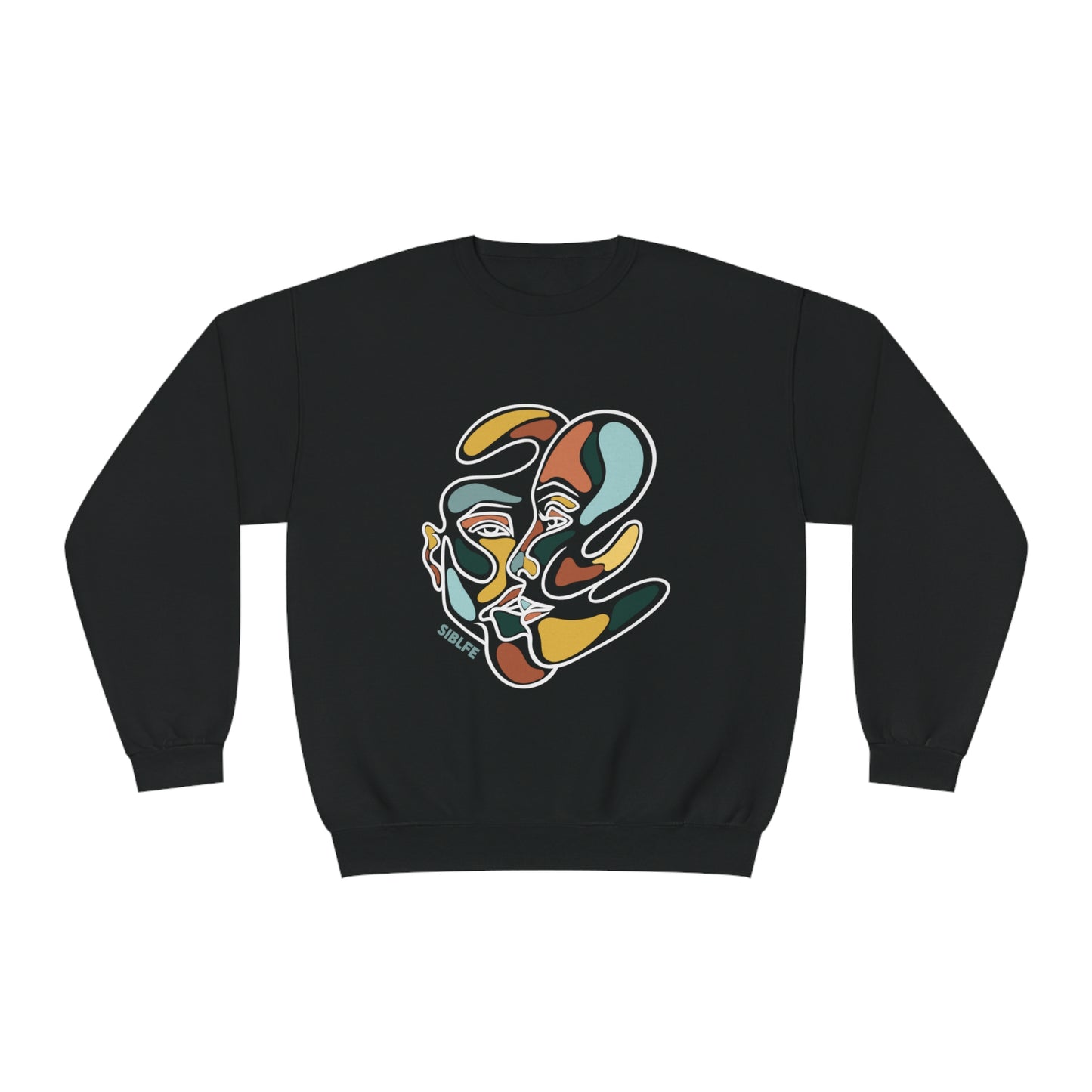 SIBLFE Pieces Crewneck Sweatshirt (WHT Lines)